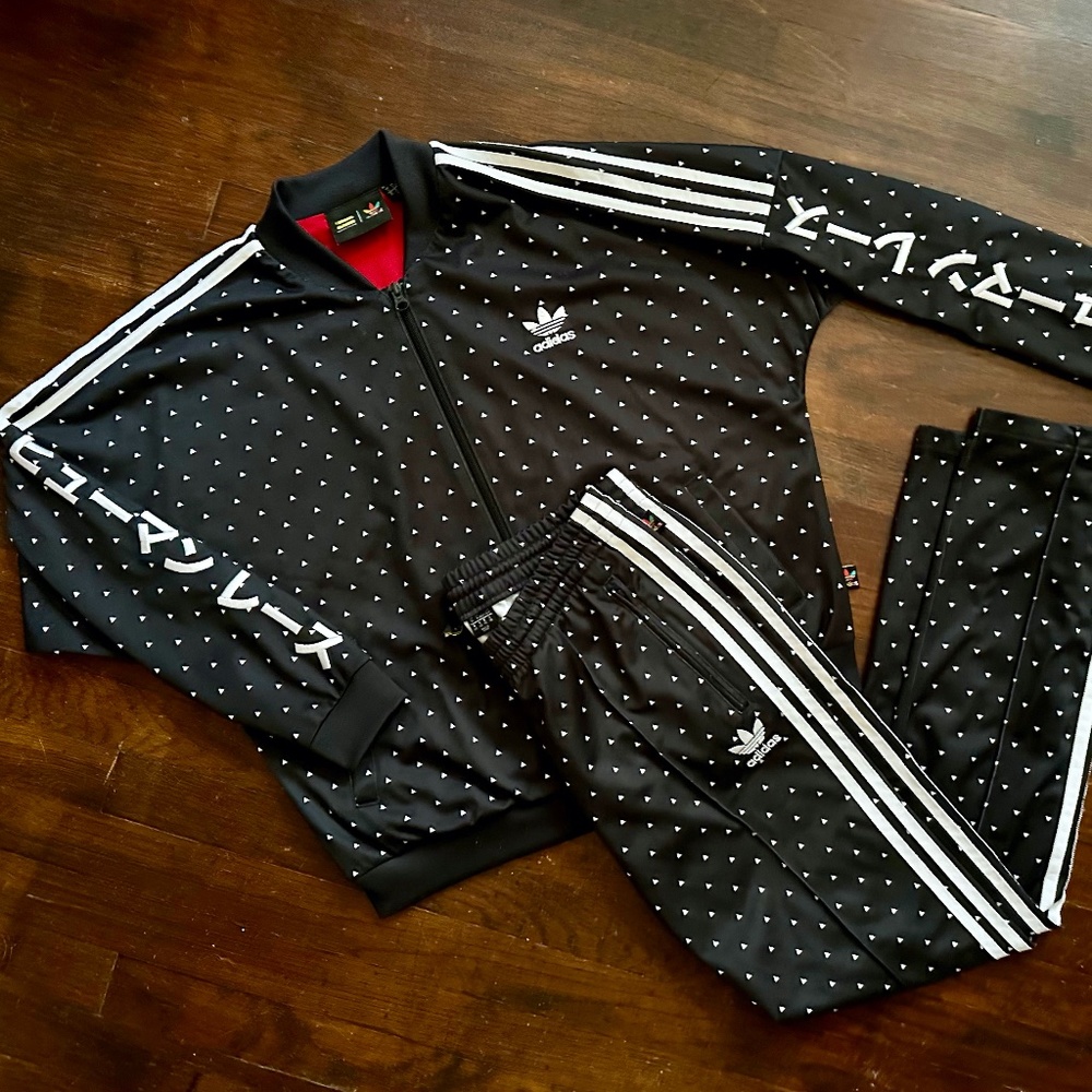 Adidas Originals x Pharrell Williams tracksuit size M Jacket Pants rare set